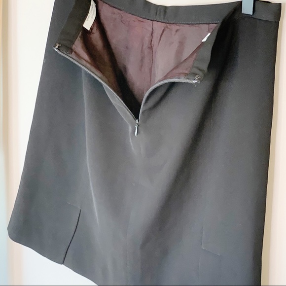 Iris singer skirt double split little black skirt - Picture 5 of 10